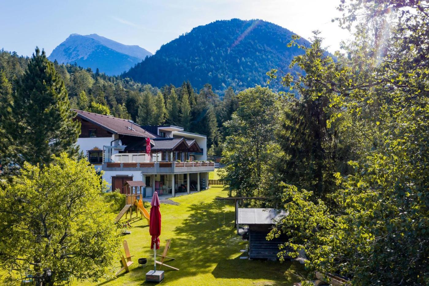 Hotel Garni Isarlodge Wiesenhof Scharnitz Eksteriør bilde